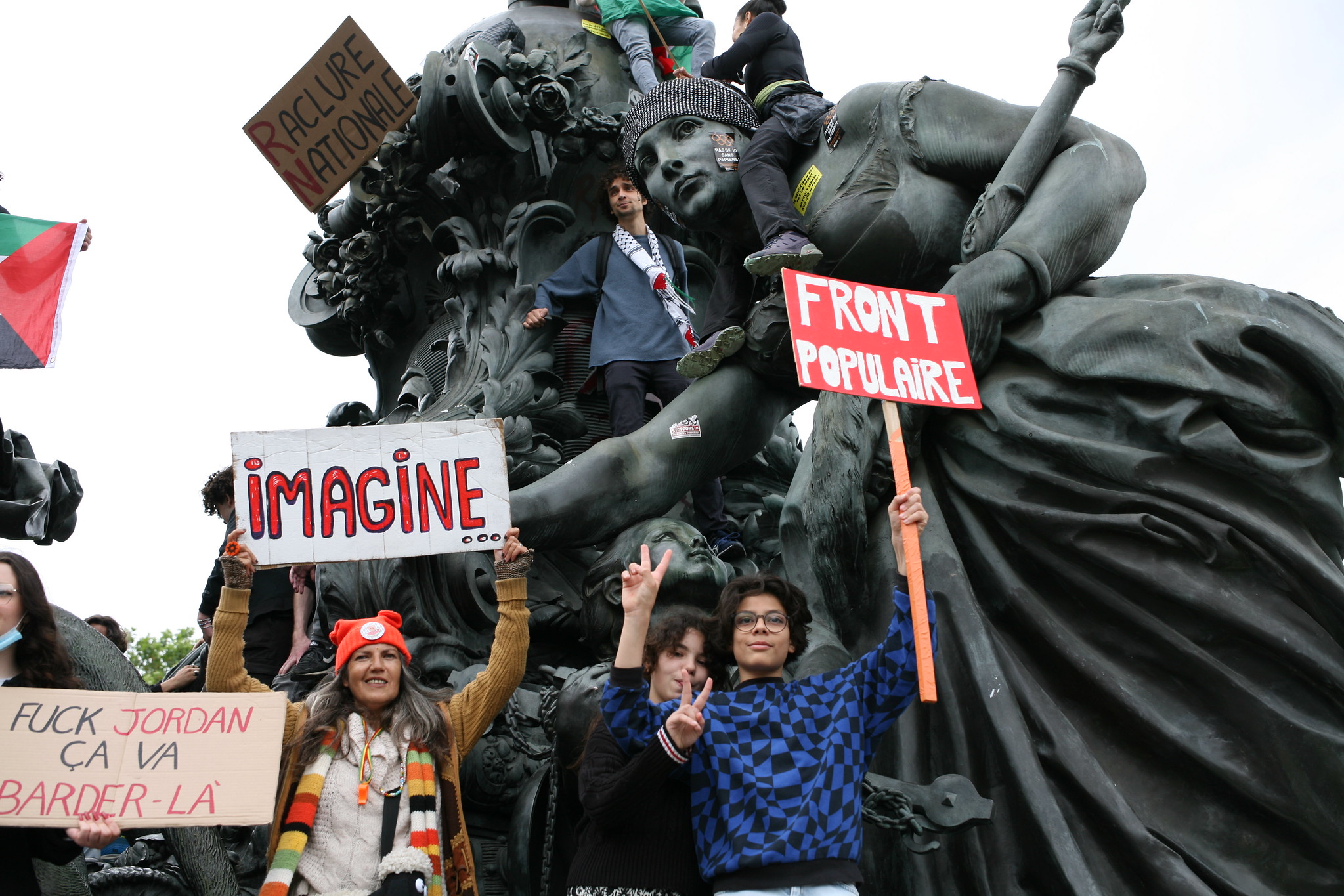 Manifestation of Front Populaire in Paris on the 15th of June 2024 - Photo by Jeanne Menjoulet (Published under CC2.0)