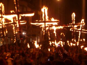 Burning Crosses - Photo by Ruthington/Flickr